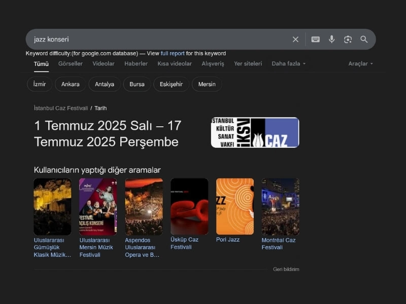 etkinlik yapısal veri