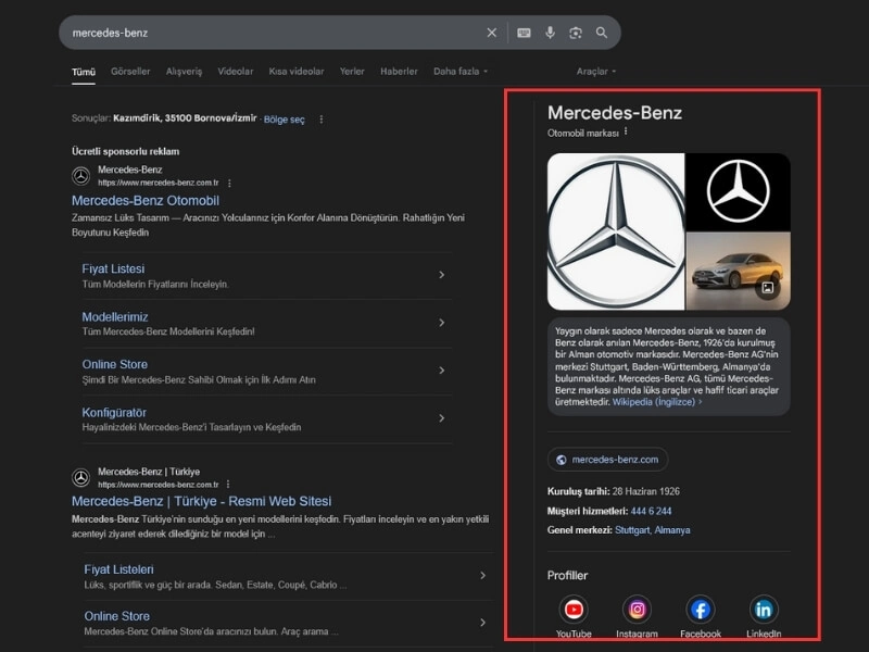 organizasyon yapısal verisi