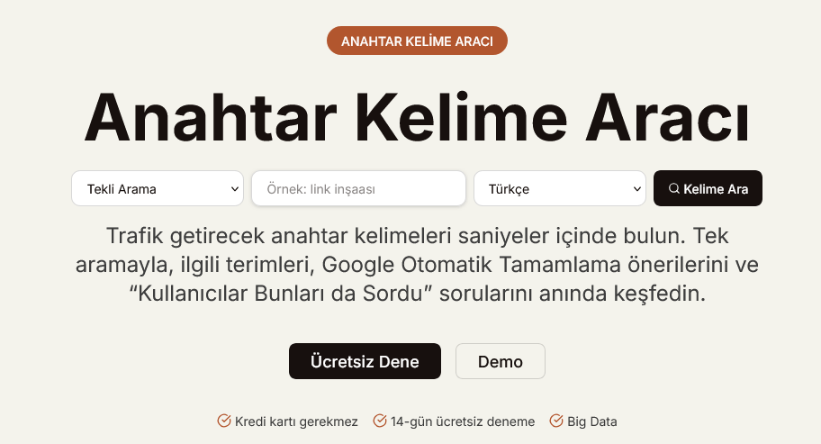 semust anahtar kelime bulma