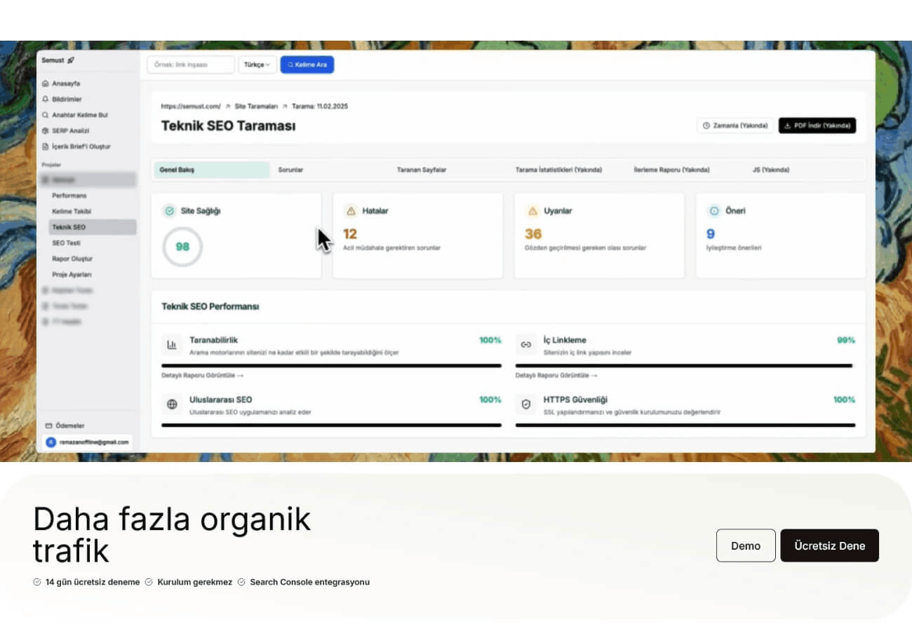 teknik seo aracı semust
