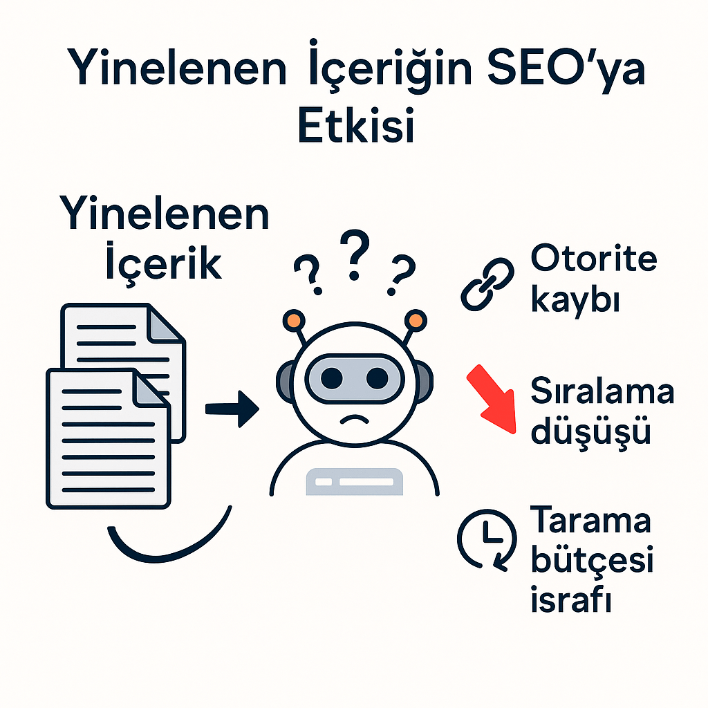 yinelenen içeriğin seoya etkisi