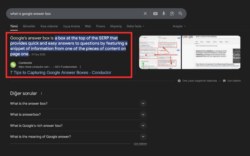 sıfırıncı sıra ve seo