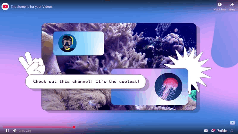 youtube seo bitiş kartları